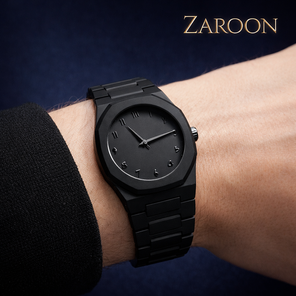 Arabic Aura Black Watch by ZAROON